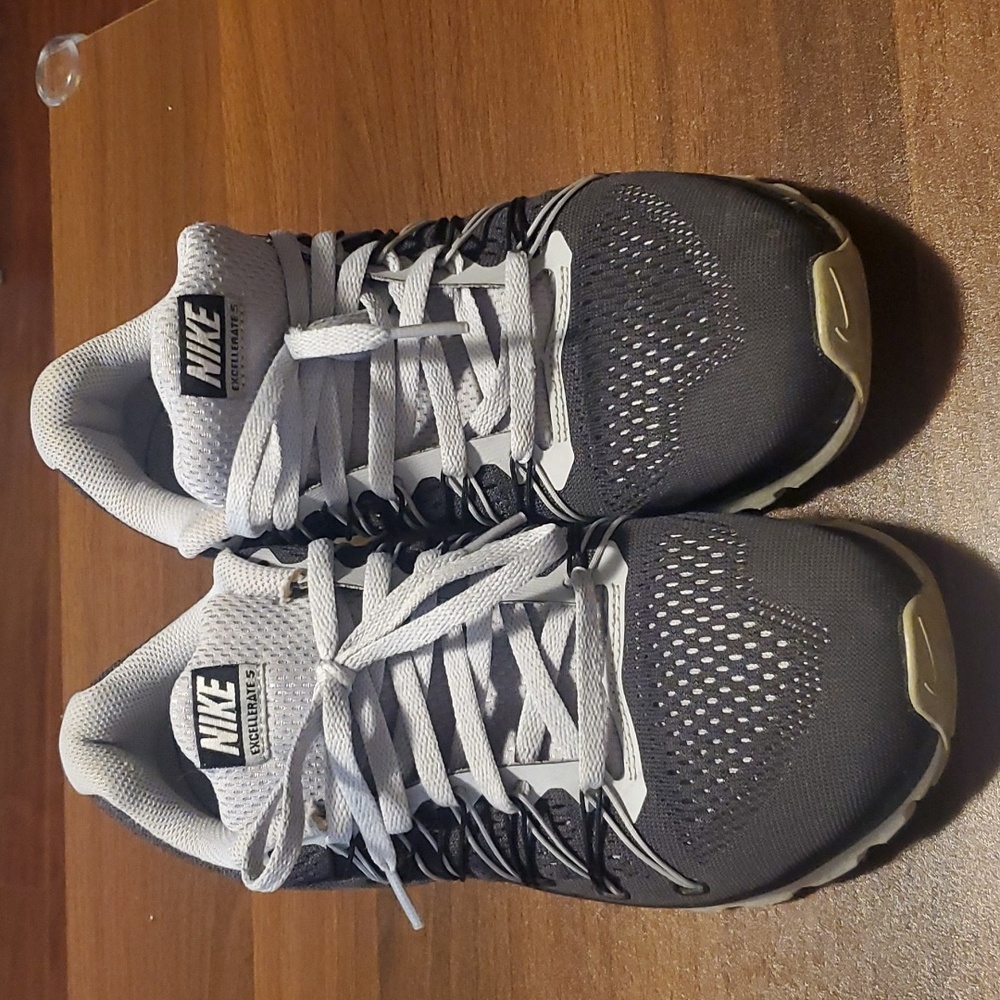 Nike Air Max Excellerate 5 Running Shoes Black/Metallic Silver/Wolf Grey